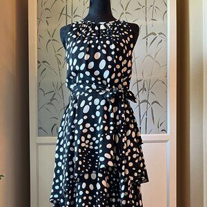 Tahari Tiered Maxi Dress 8